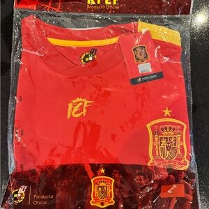 RFEF, Spanish National Soccer Team Officially Licensed Jersey, Size L, NWT